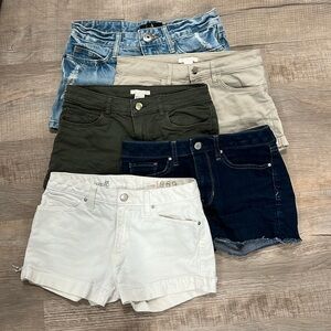 Set of 5 for $10 - woman’s shorts/denim shorts